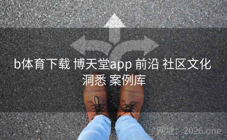 b体育下载 博天堂app 前沿 社区文化 洞悉 案例库
