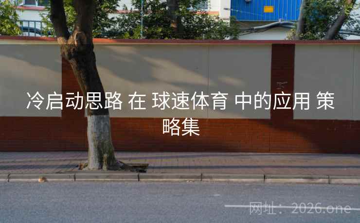 冷启动思路 在 球速体育 中的应用 策略集