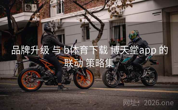 品牌升级 与 b体育下载 博天堂app 的联动 策略集