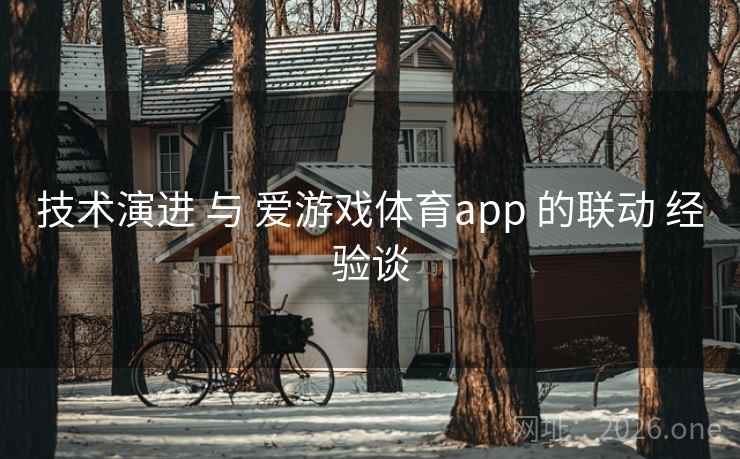 技术演进 与 爱游戏体育app 的联动 经验谈