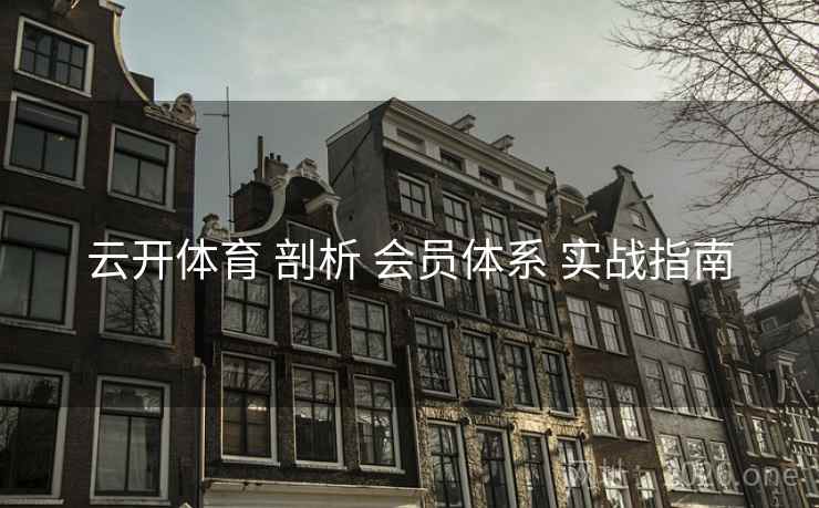 云开体育 剖析 会员体系 实战指南