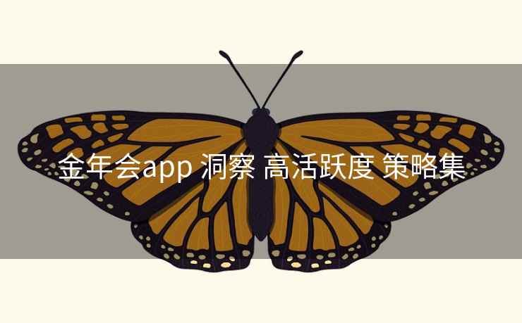 金年会app 洞察 高活跃度 策略集